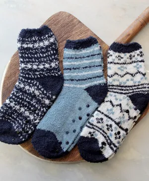 Blue Winter Sock Set