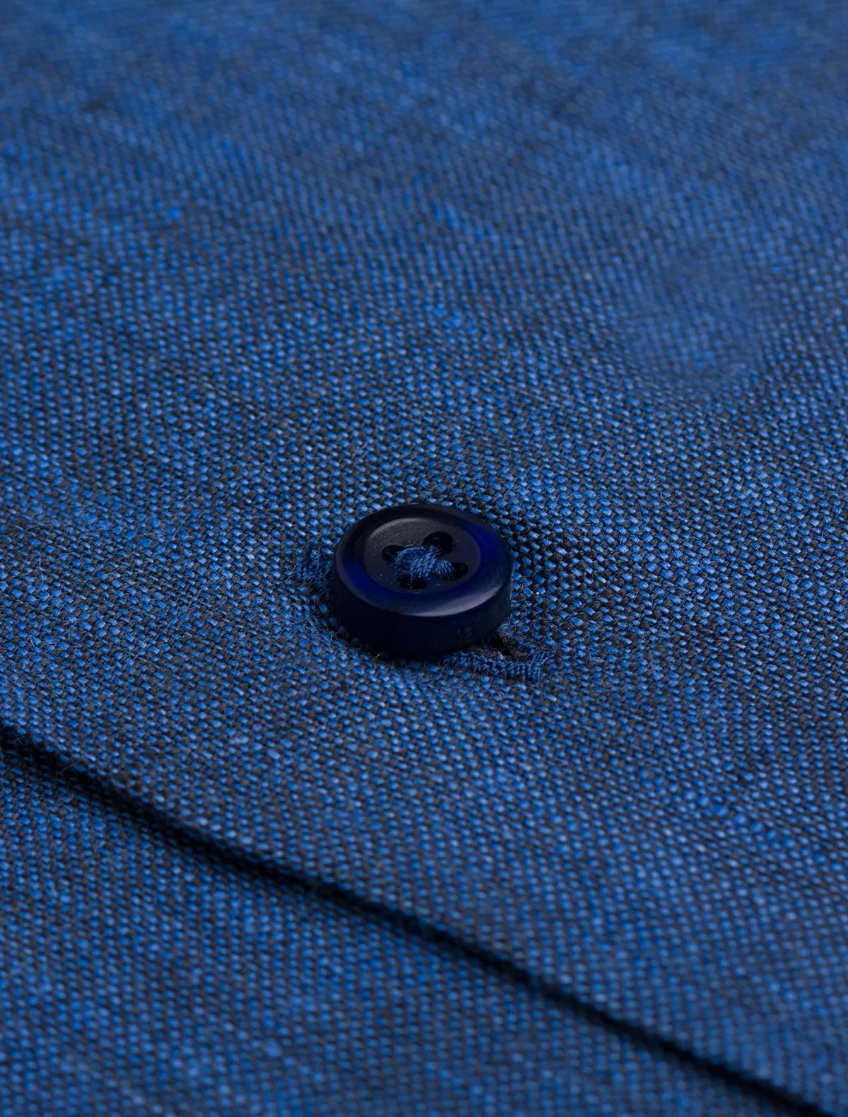 BLUEBERRY- BLUE LINEN SHIRT