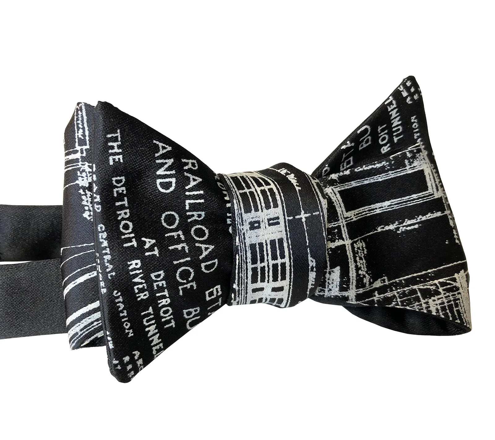 Blueprint Bow Tie, MCS Detroit Train Station Tie