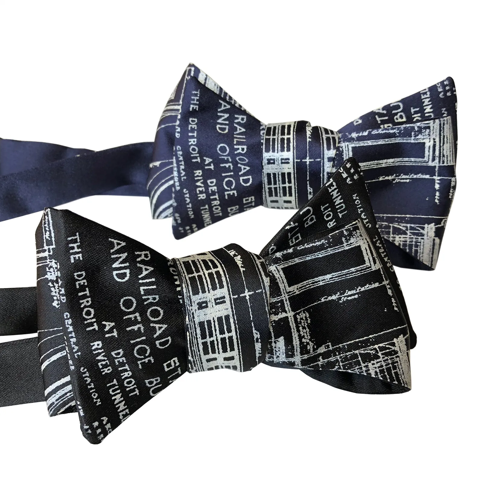 Blueprint Bow Tie, MCS Detroit Train Station Tie