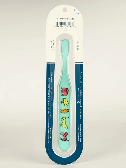 BlueQ "I Sad. I Pet Dog. I Happy." Toothbrush