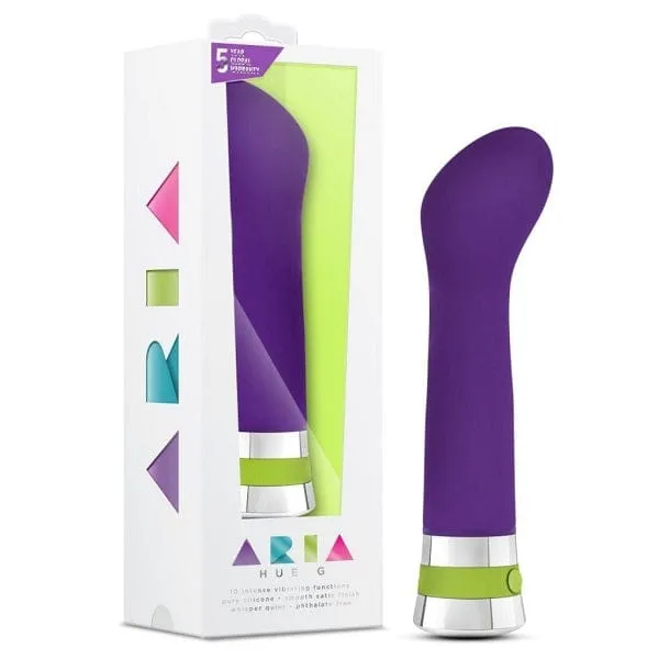 Blush Aria Hue G Vibrator Plum