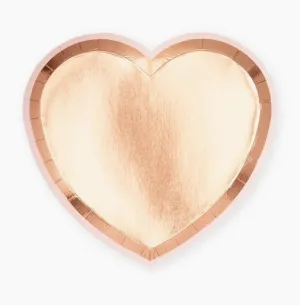 Blush Heart Diecut Side Plate