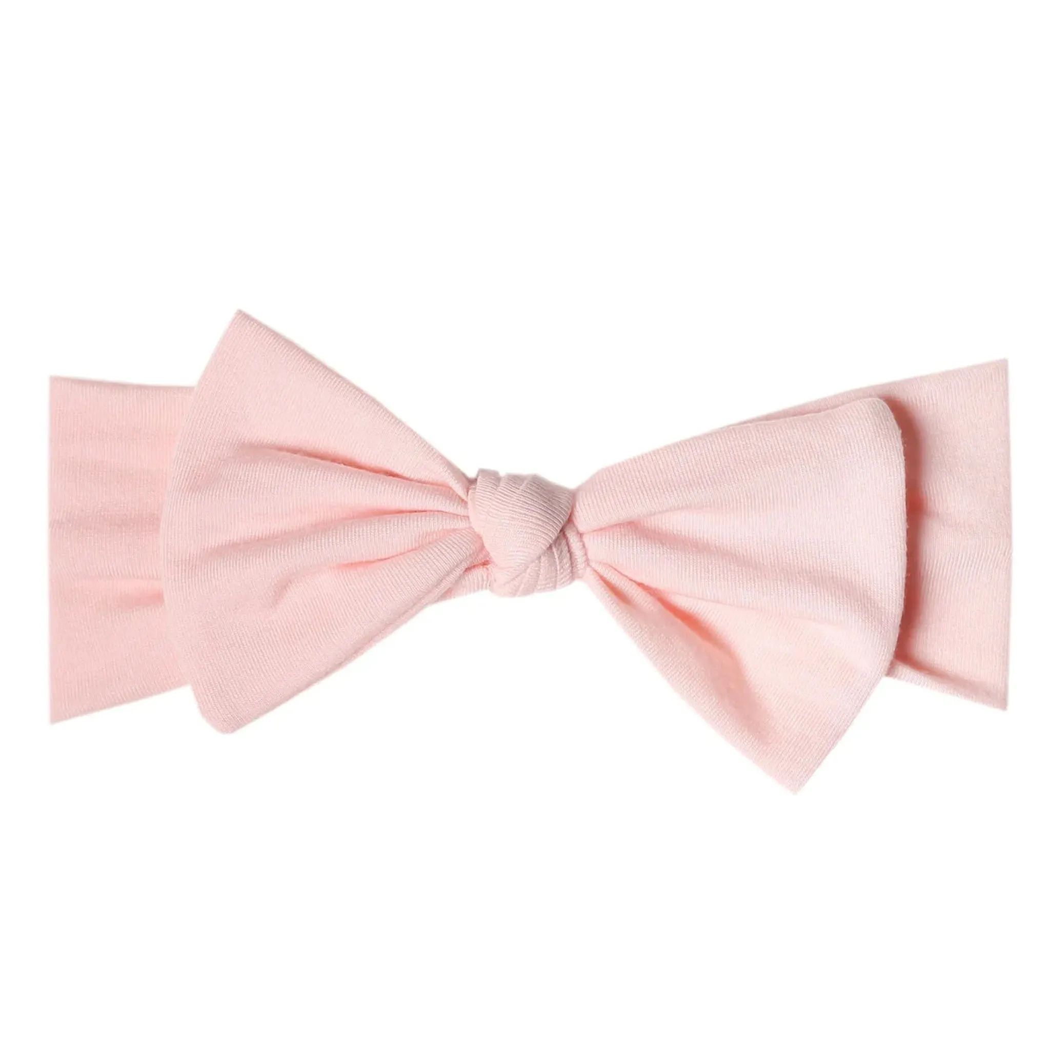 Blush Knit Headband Bow