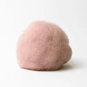 Blush Pink Wool for Wet Felting, Tyrolean Bergschaf