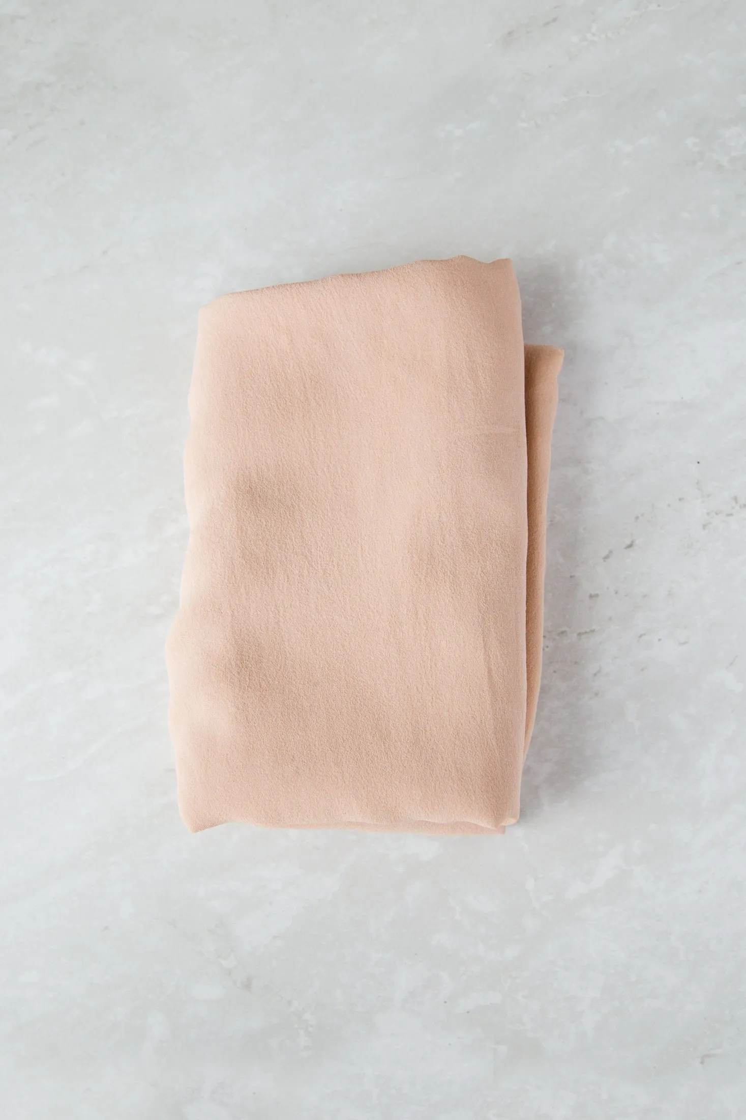 Blush Silk Chiffon Styling Cloth