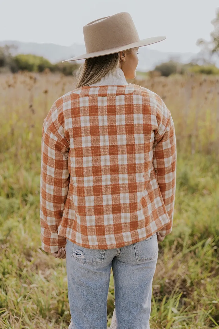 Blushing Red Plaid Jacket