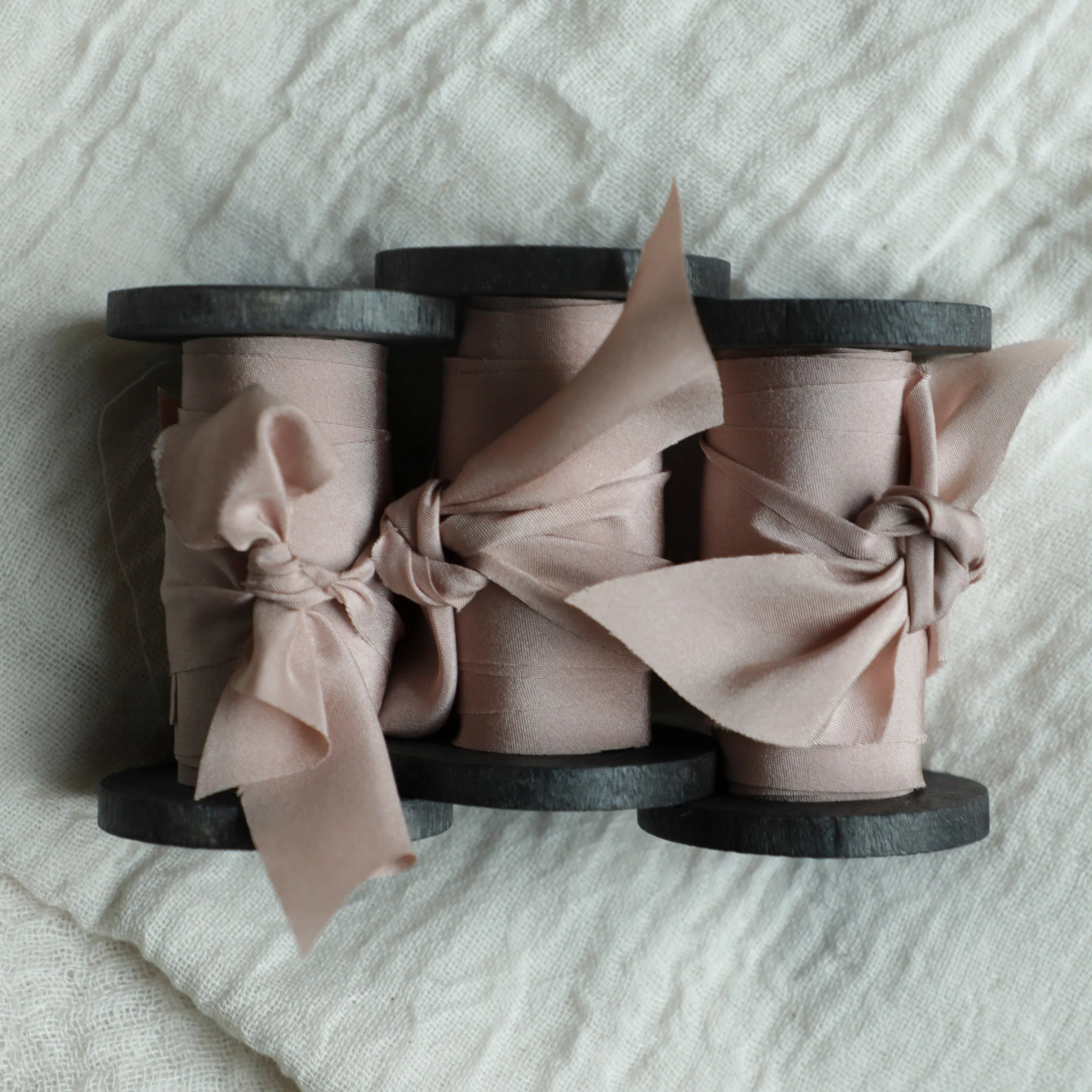 Blushing Rose Silk Ribbon