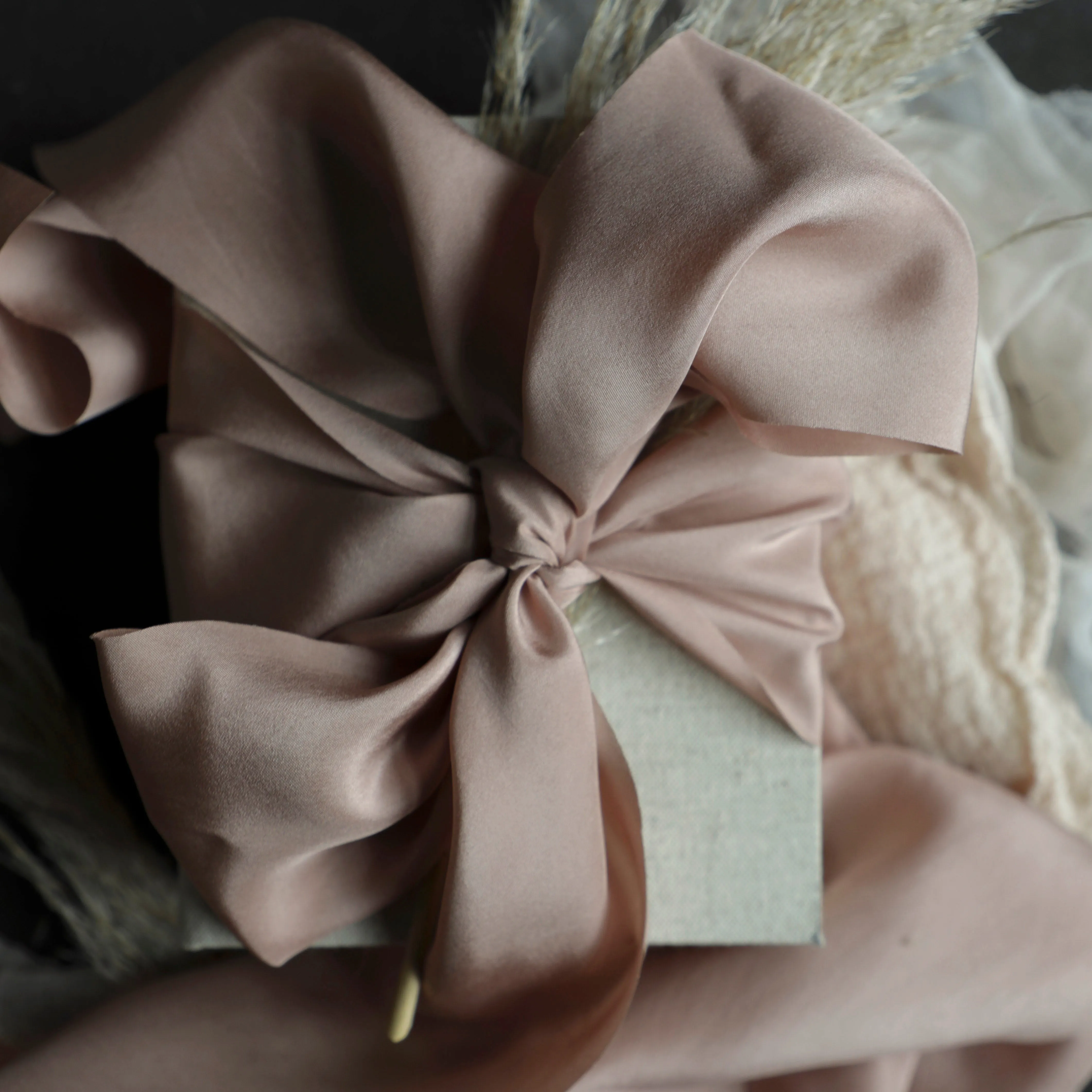 Blushing Rose Silk Ribbon