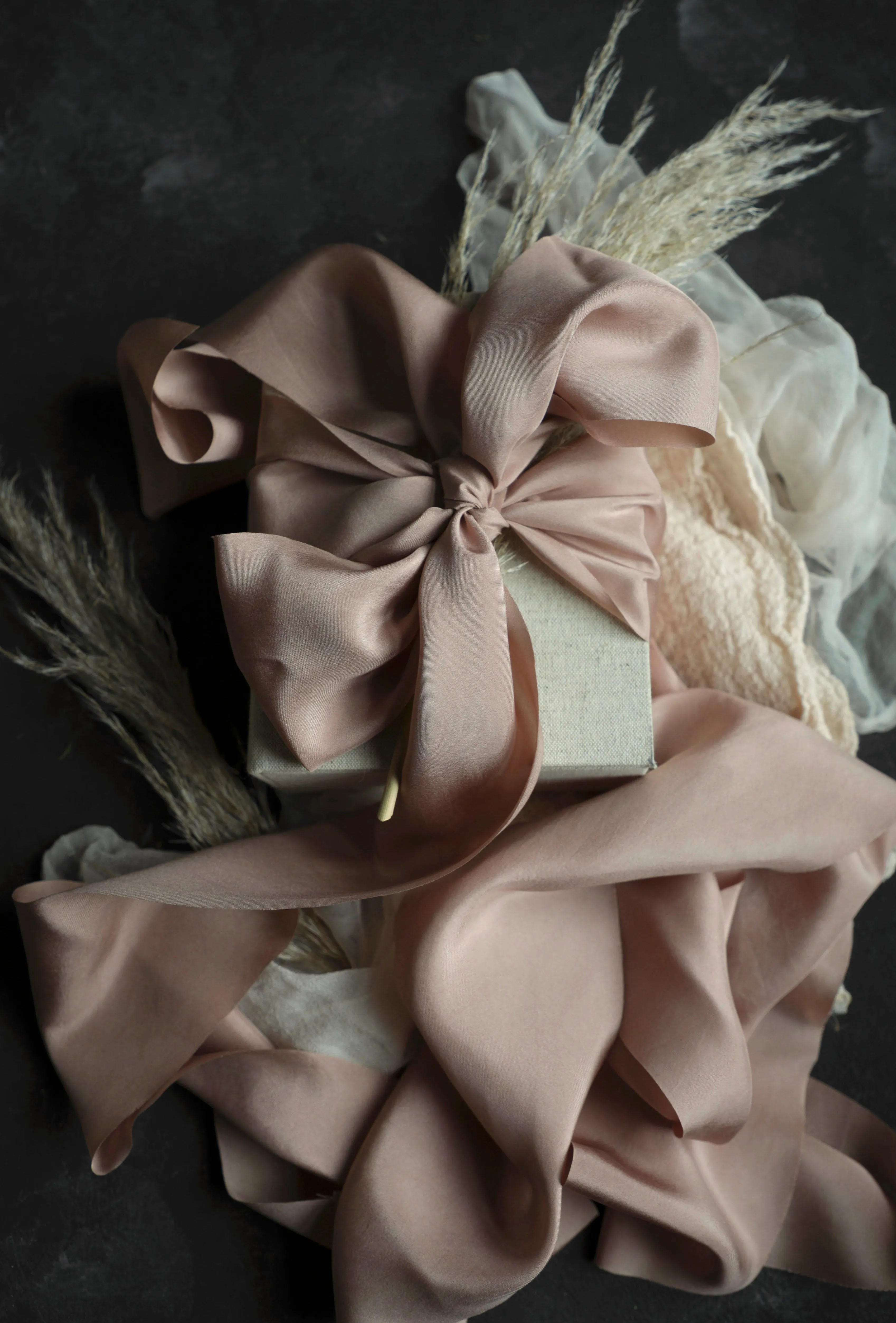 Blushing Rose Silk Ribbon