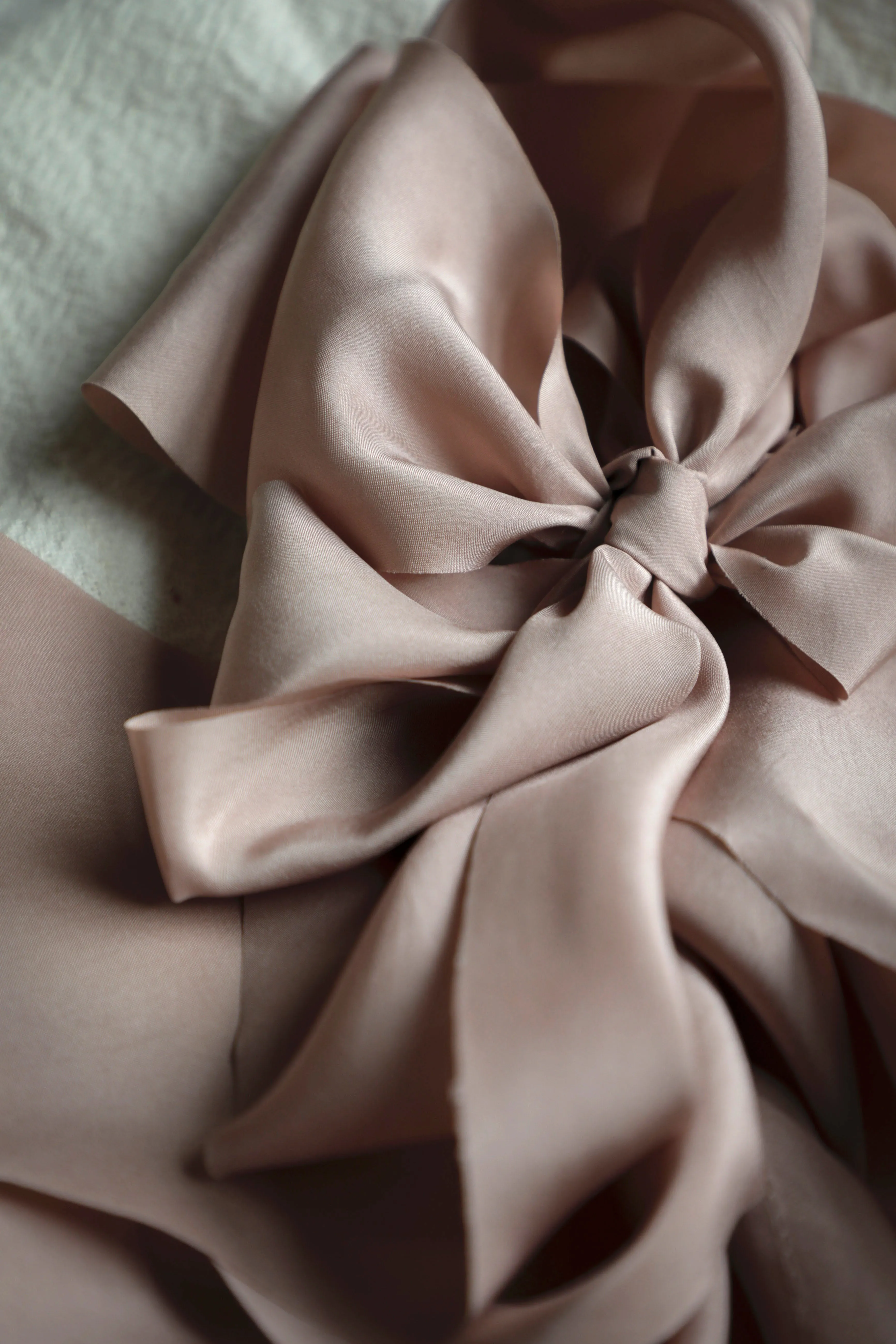 Blushing Rose Silk Ribbon