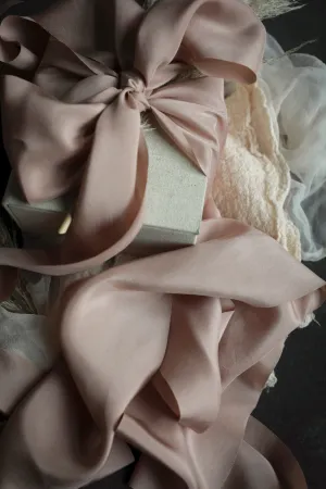 Blushing Rose Silk Ribbon