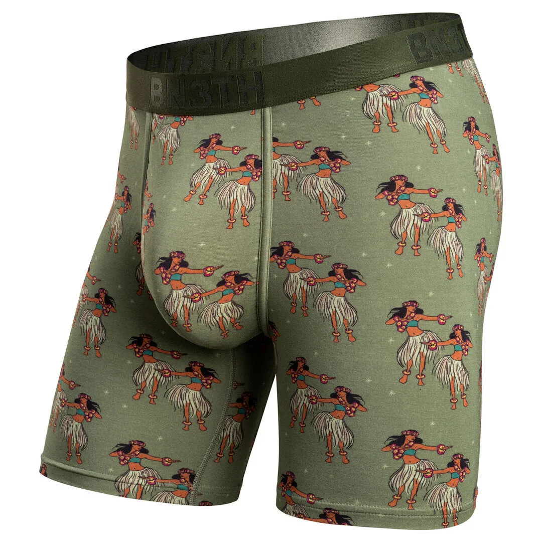 BN3TH Men's Classic Boxer Brief Hula Dancers Green