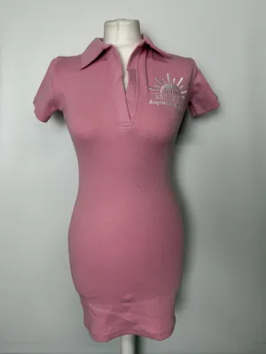 BNWT Missguided Pink Polo Mini Dress Size 6