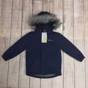 BNWT Mountain Warehouse Indigo Blue Water Resistant Jacket Size 3-4 years