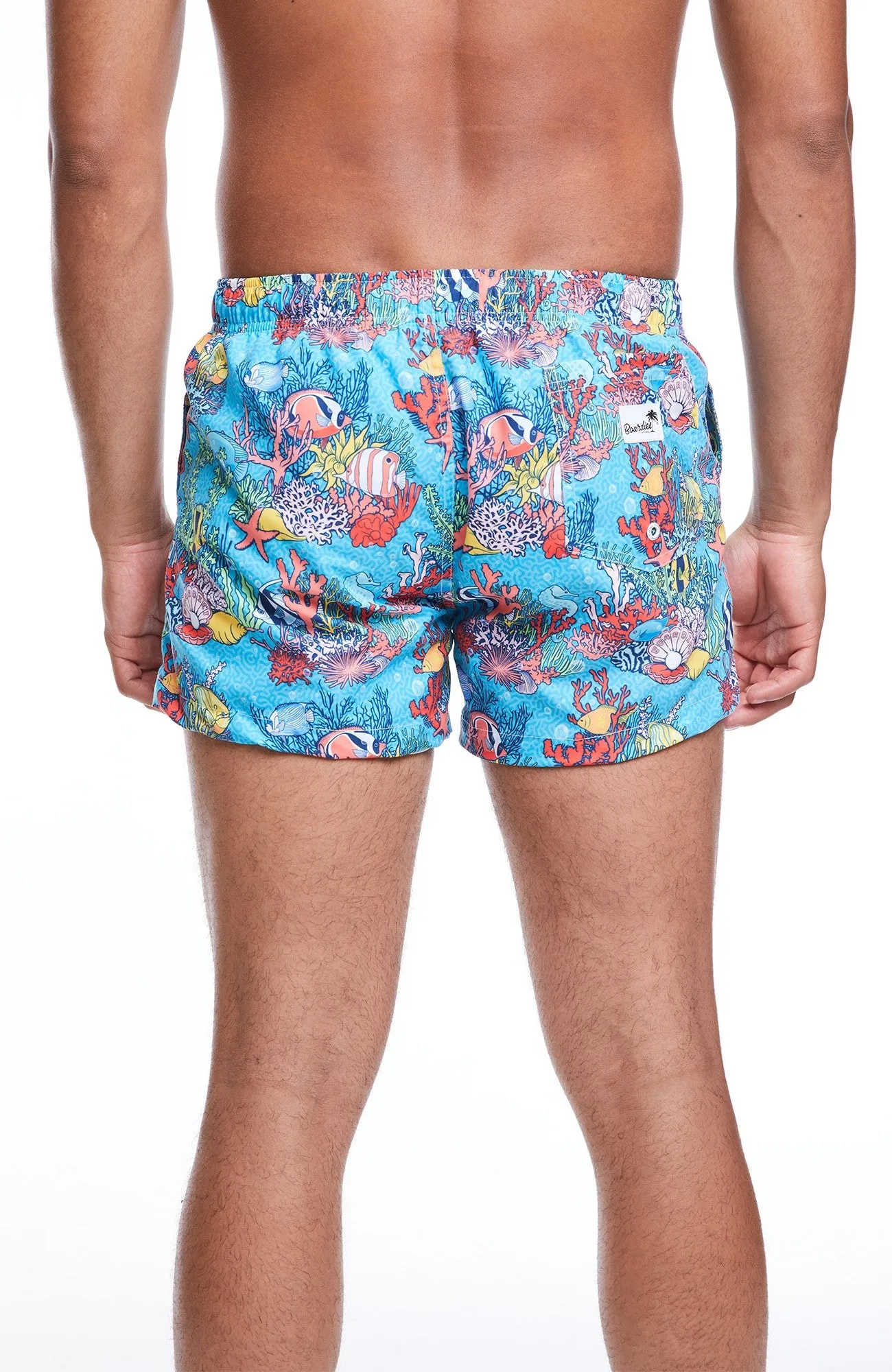 Boardies Coral Reef Shortie Length Swim Shorts