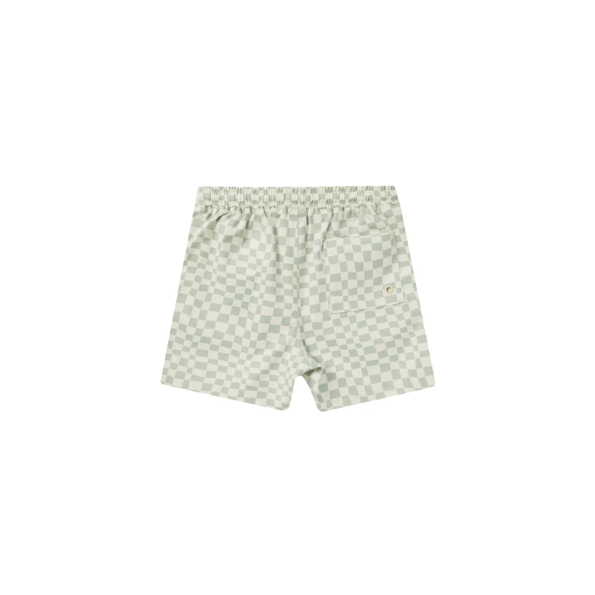 Boardshort Swimsuit | Seafoam Check