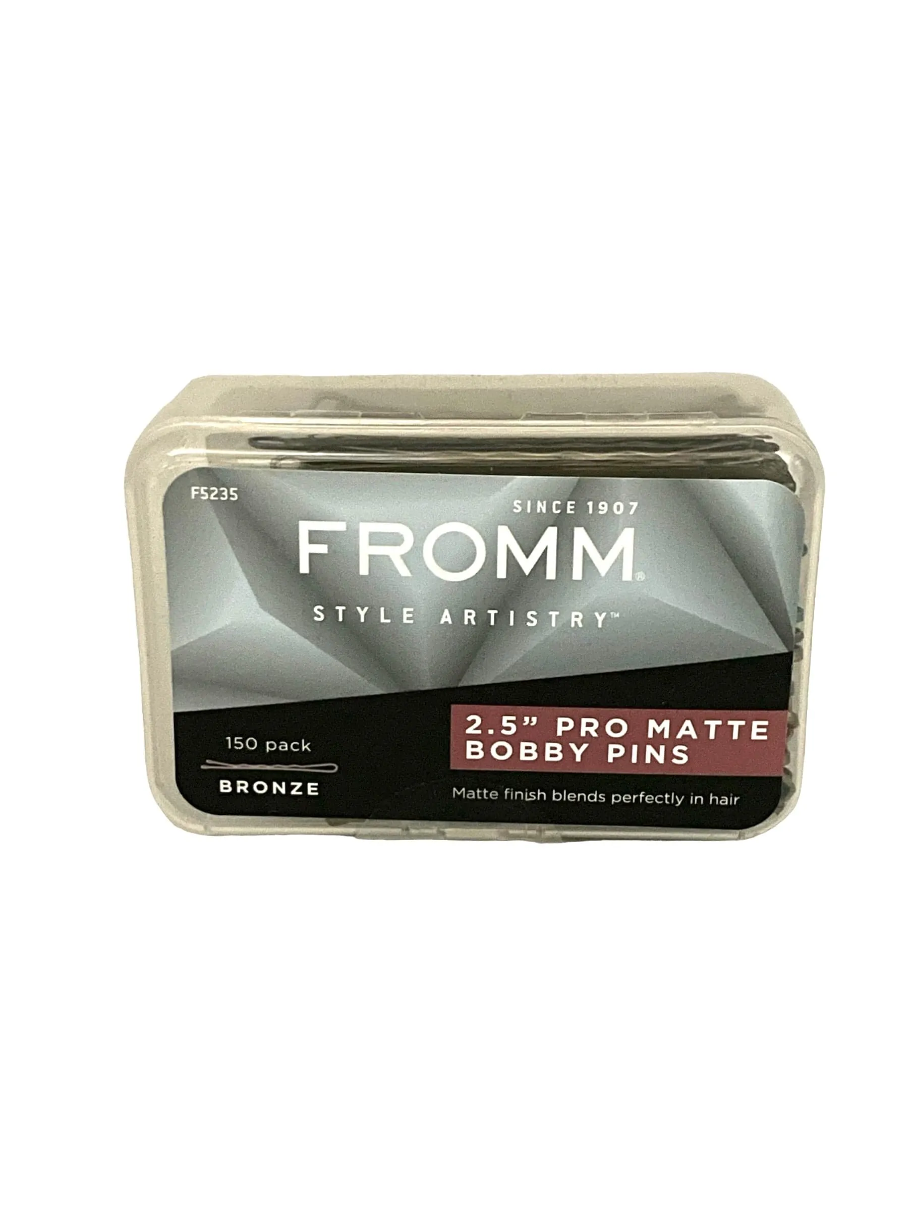 Bobby Pins Fromm Pro Matte Finish Variety Colors 2”, 2.5”