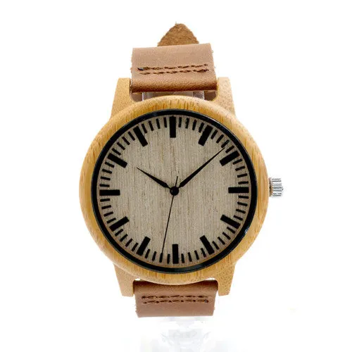 BOBO BIRD A16 Men Design's Analog Bamboo Wood Watches Men Top luxury brand With Real Leather Strap For Gift