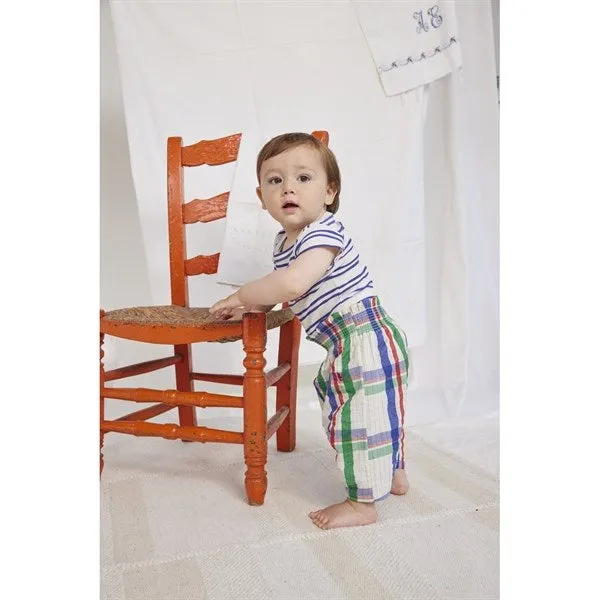 Bobo Choses Baby Madras Checks Woven Harem Baggy Pants Multicolor