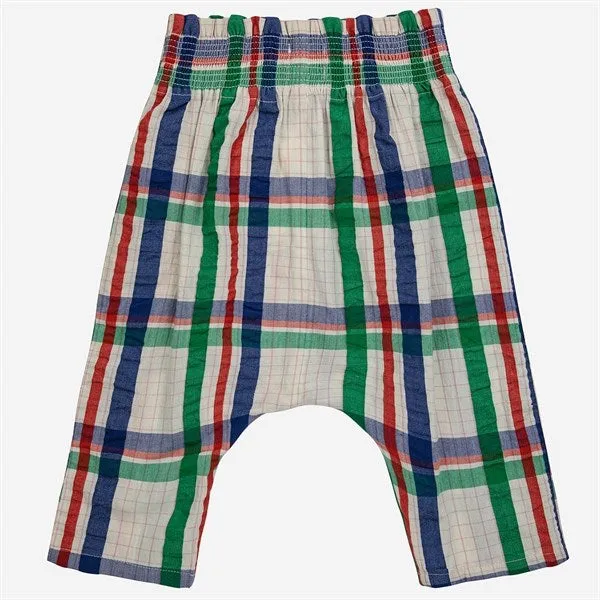 Bobo Choses Baby Madras Checks Woven Harem Baggy Pants Multicolor