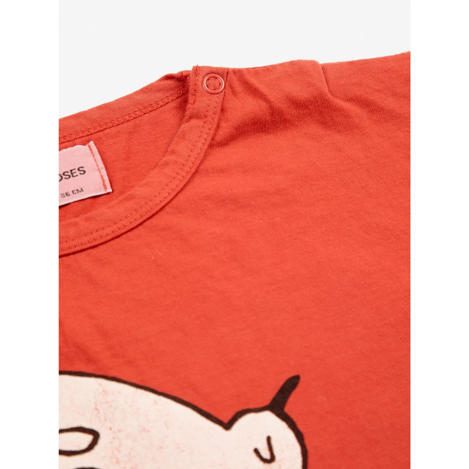 Bobo Choses Red Freedom Bird T-Shirt