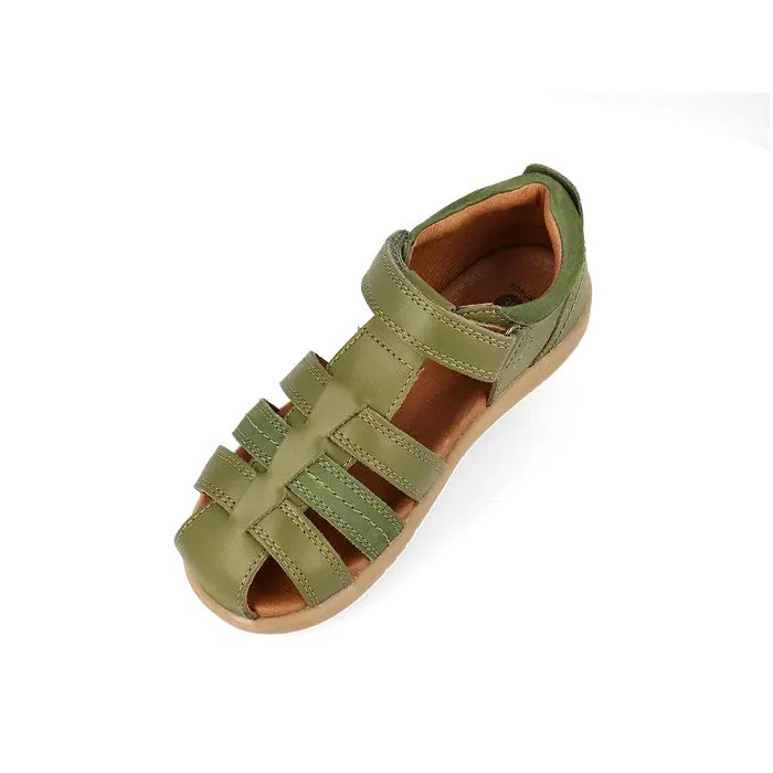 Bobux Kid  Plus Roam Sea Kelp Green Closed Toe Sandal 830528