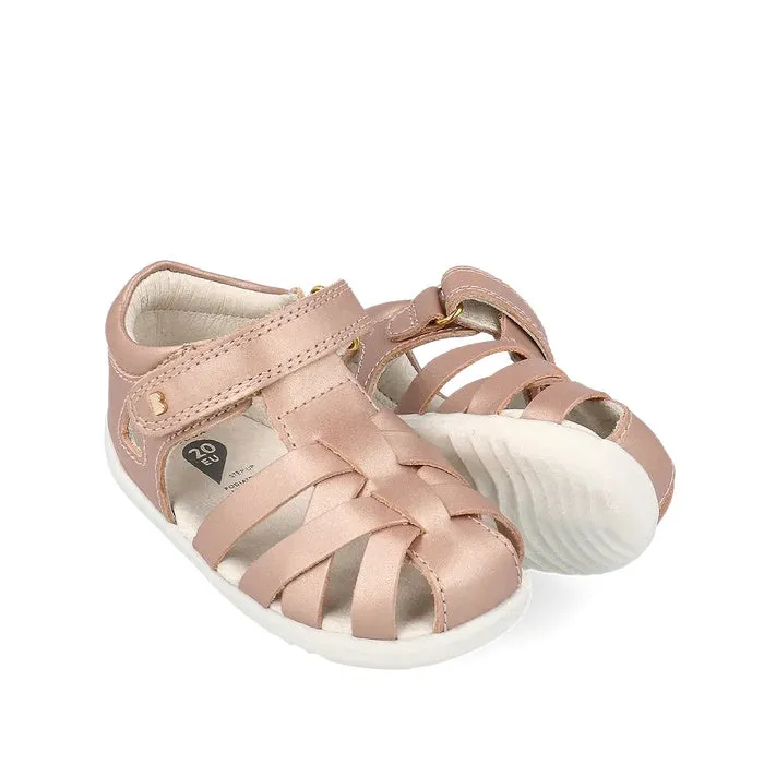 Bobux Step Up Tropicana II Rose Gold Sandal 732318 Quick Dry