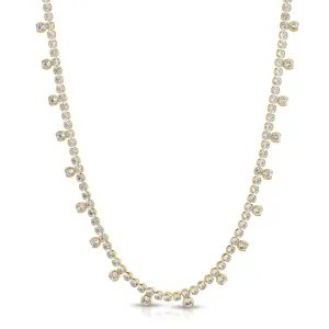 Boca Raton Shaker Tennis Necklace