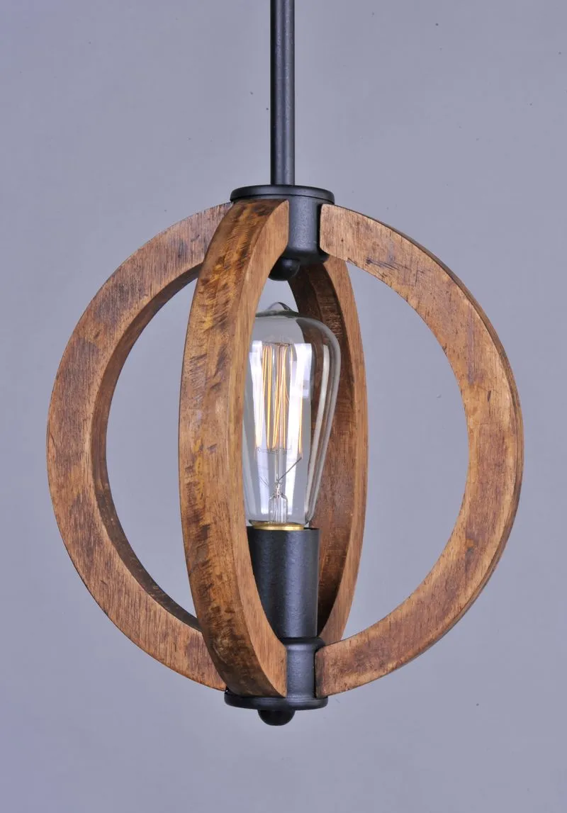 Bodega Bay 10" Single Light Mini-Pendant in Anthracite