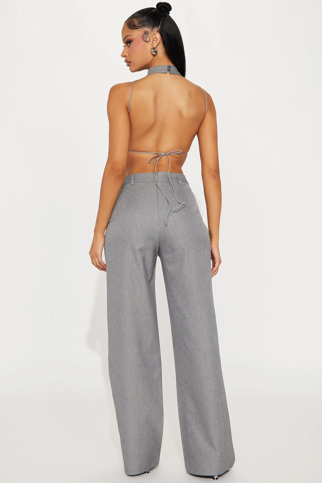 Body Language Pant Set - Grey