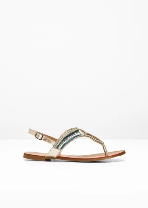 Bodyflirt toe sandals, green