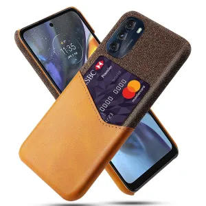 Bofink Motorola Moto G (2022) Card cover - Orange