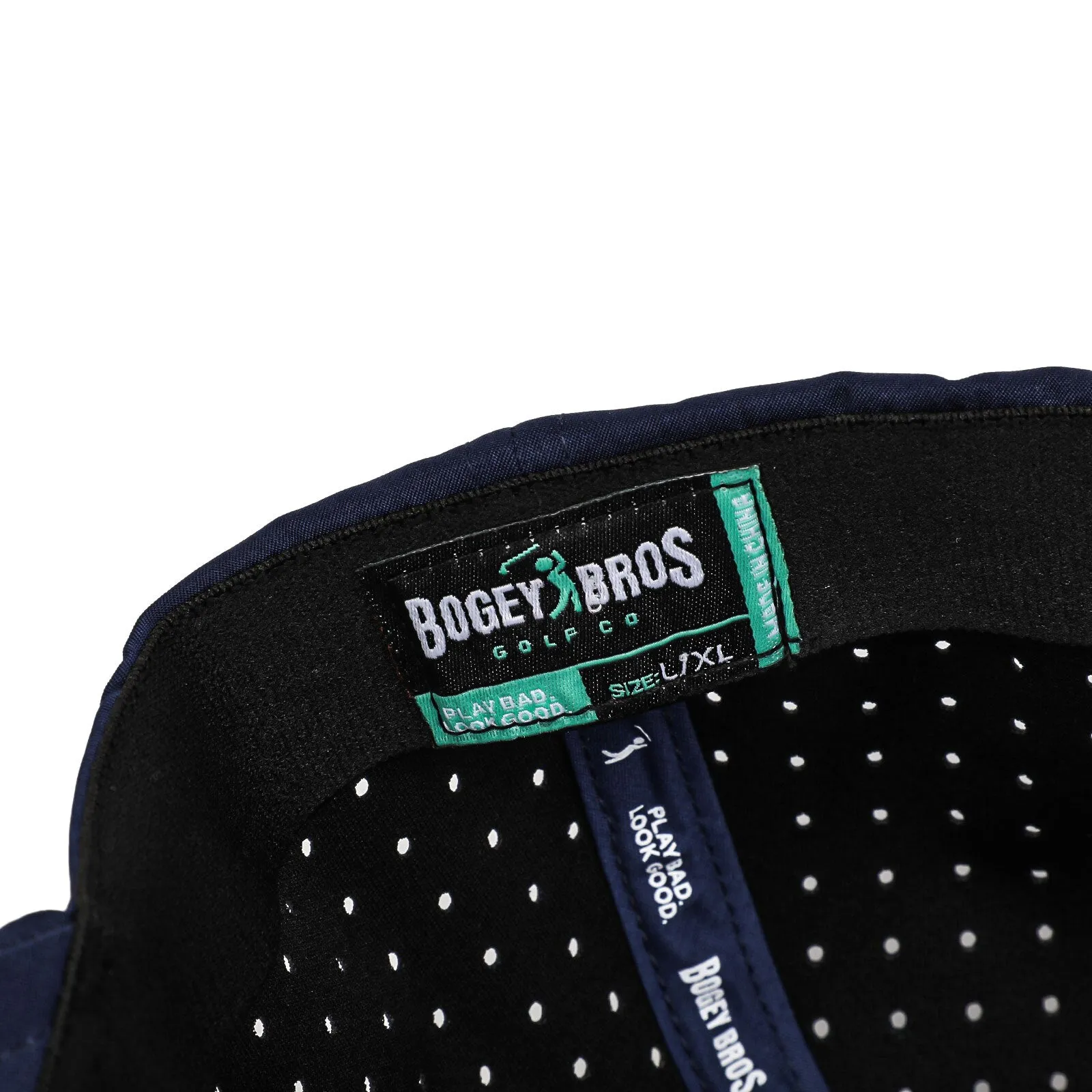 Bogeyman Navy - Performance Golf Hat - Stretch Fit