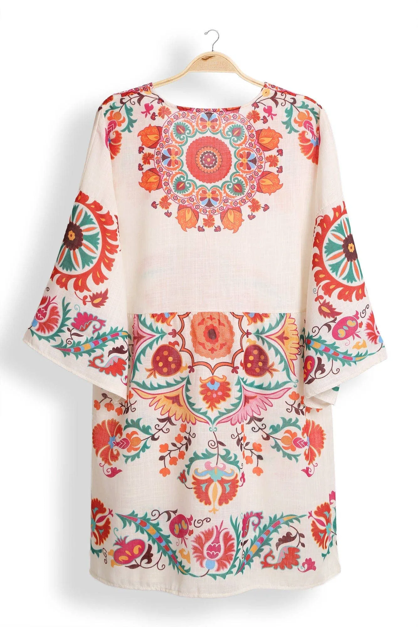 Bohemian Abstract Cover Up Dress