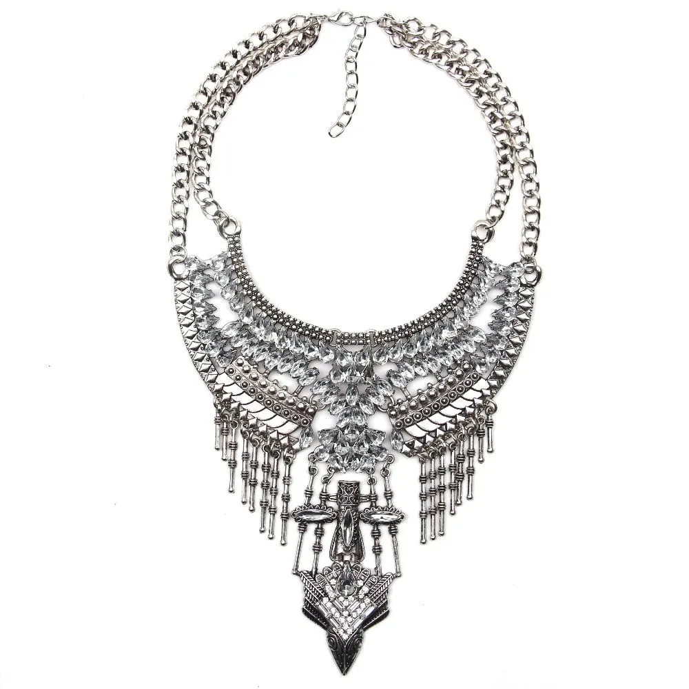 Bohemian Jewelry Statement Dress-up Necklace for Women as Party Accessories