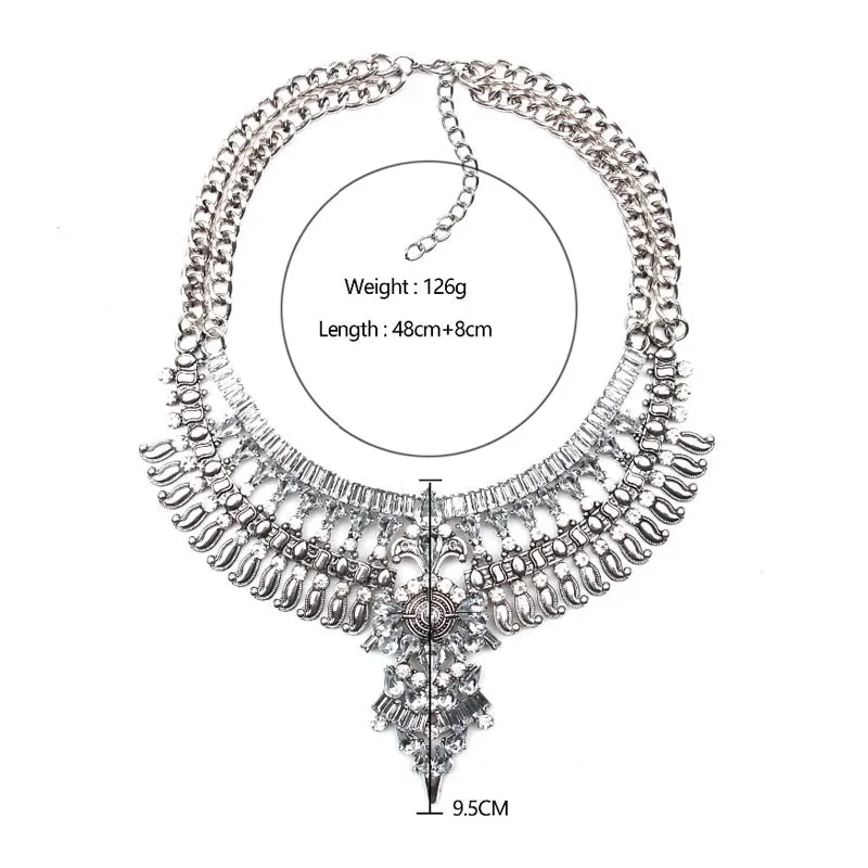 Bohemian Jewelry Statement Dress-up Necklace for Women as Party Accessories