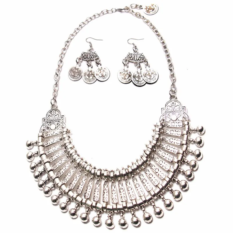 Bohemian Jewelry Statement Dress-up Necklace for Women as Party Accessories