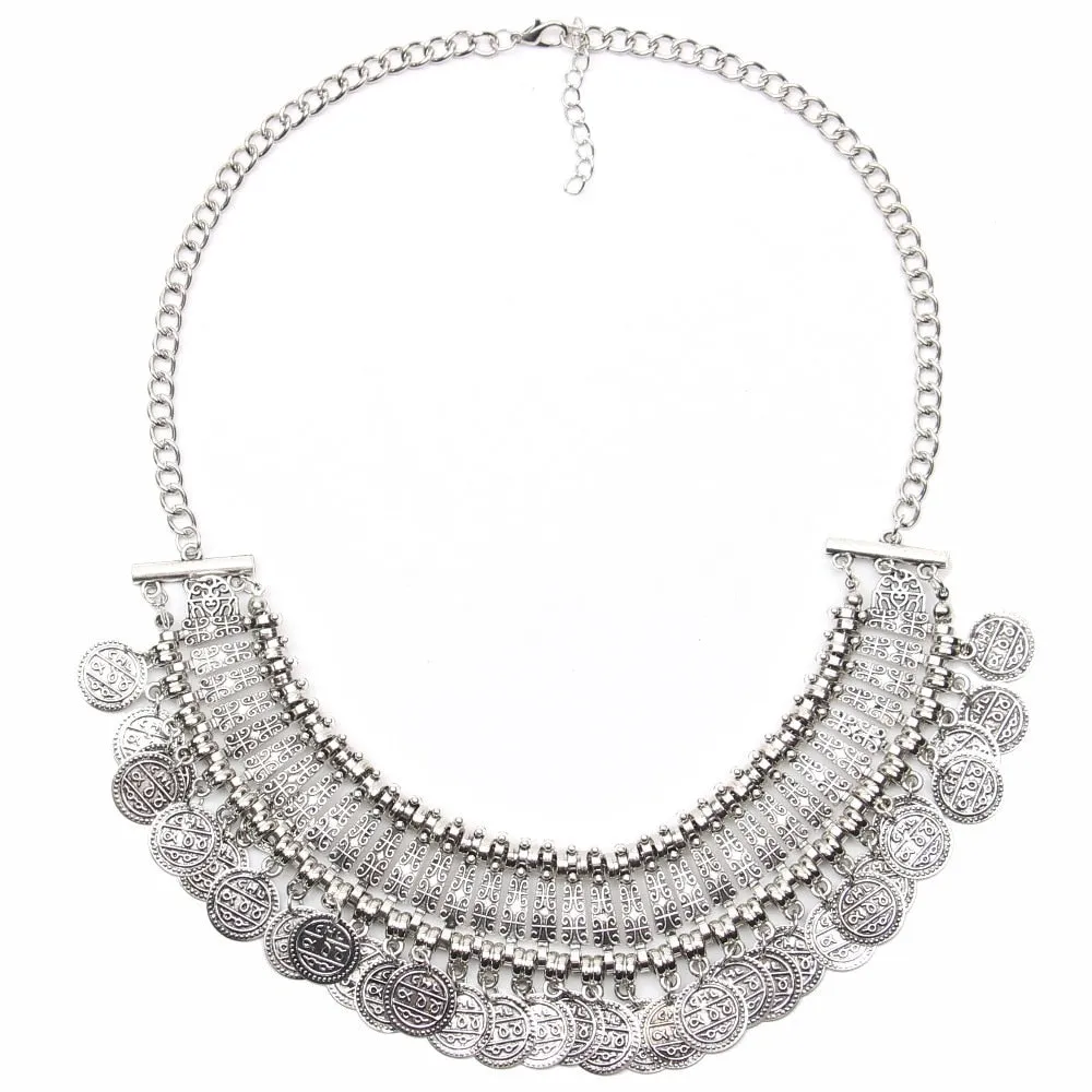 Bohemian Jewelry Statement Dress-up Necklace for Women as Party Accessories