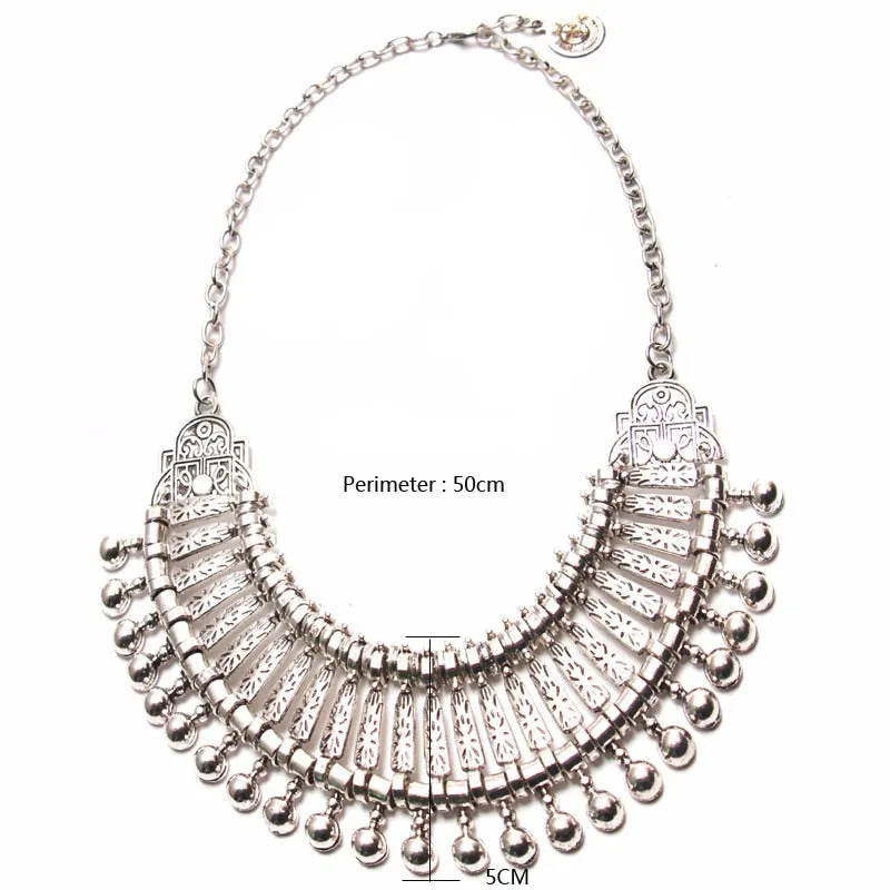 Bohemian Jewelry Statement Dress-up Necklace for Women as Party Accessories