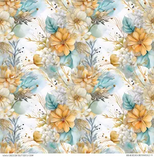 Boho Beach Botanicals 19 Pattern Vinyl Sheet/Wrap