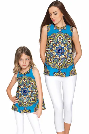 Boho Chic Emily Sleeveless Dressy Top - Mommy & Me