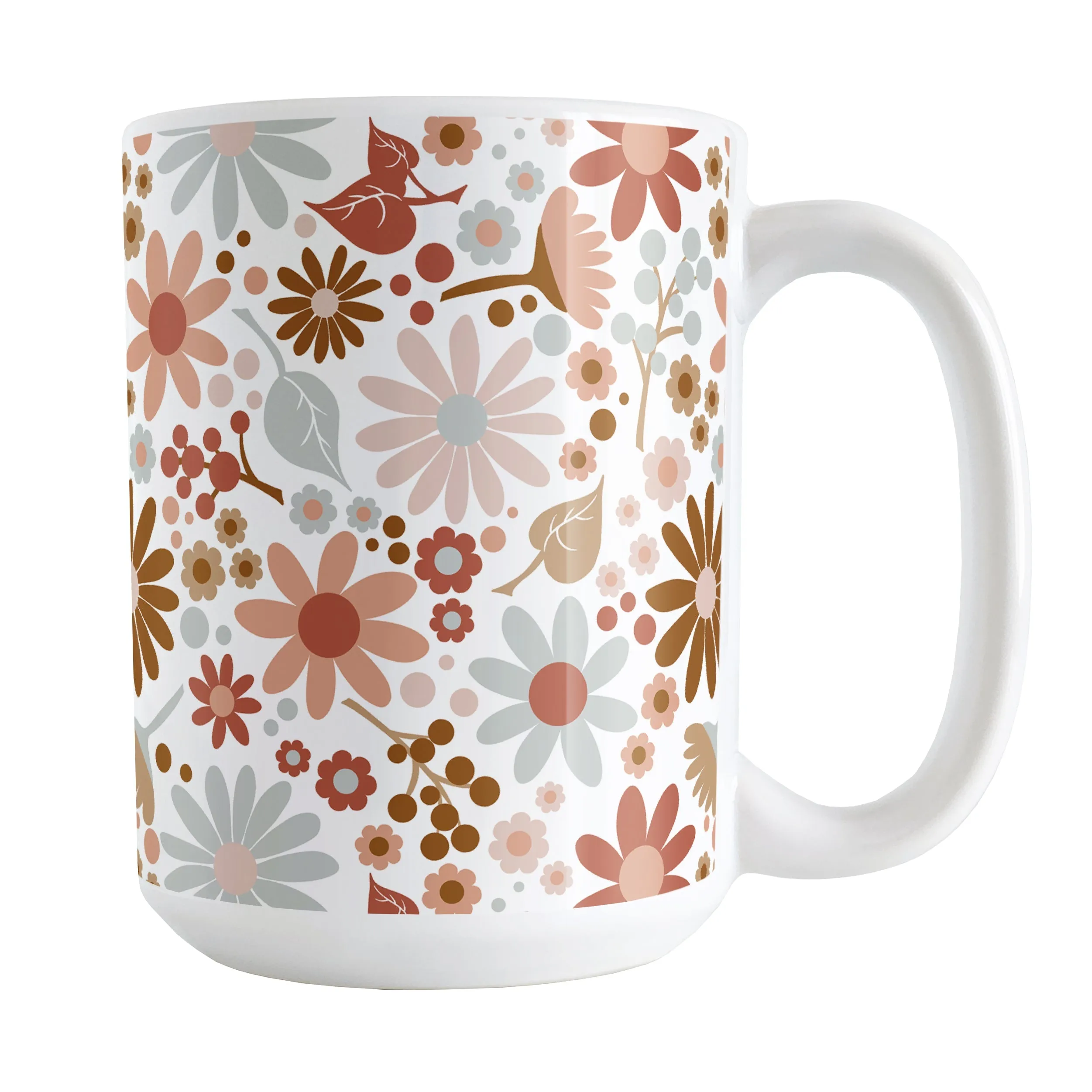 Boho Summer Flowers Mug