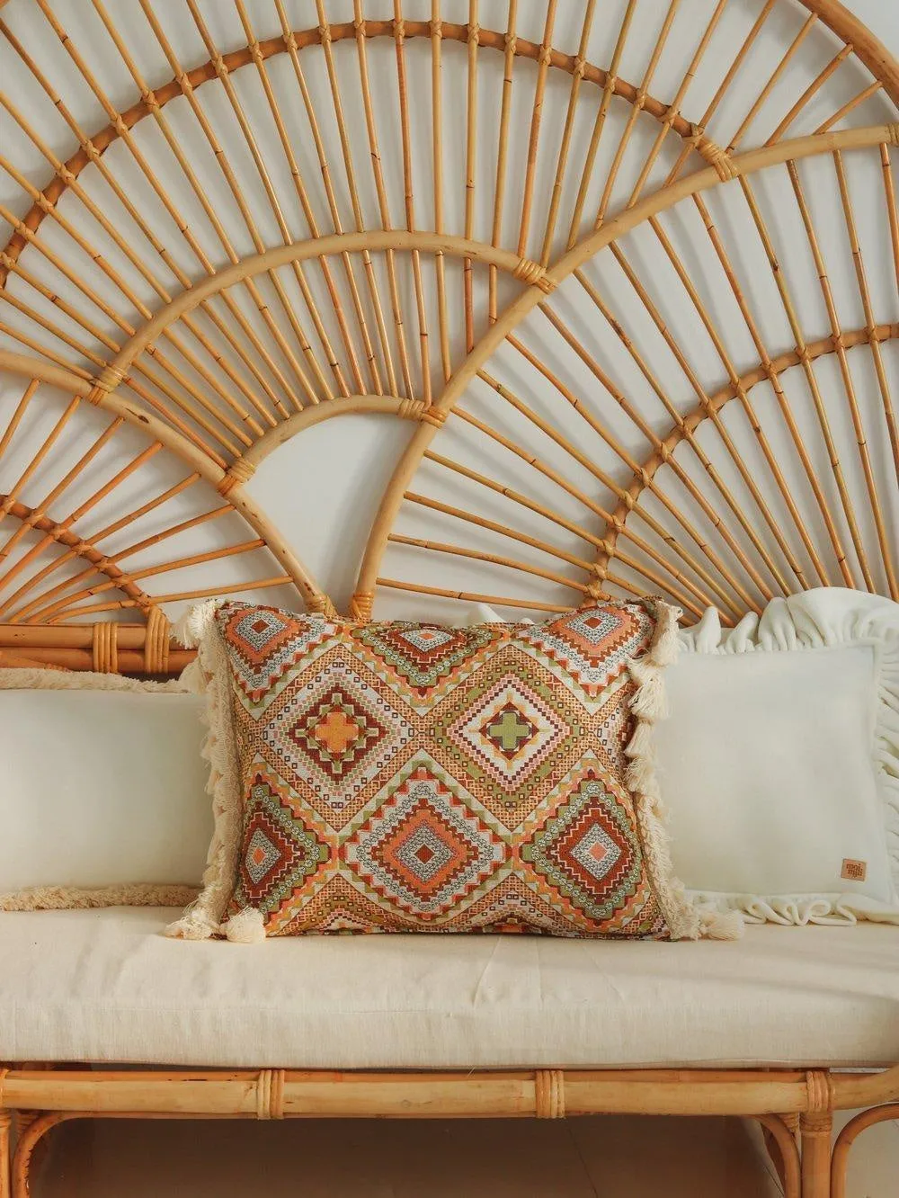 Boho Tribe - Pillow With Fringe