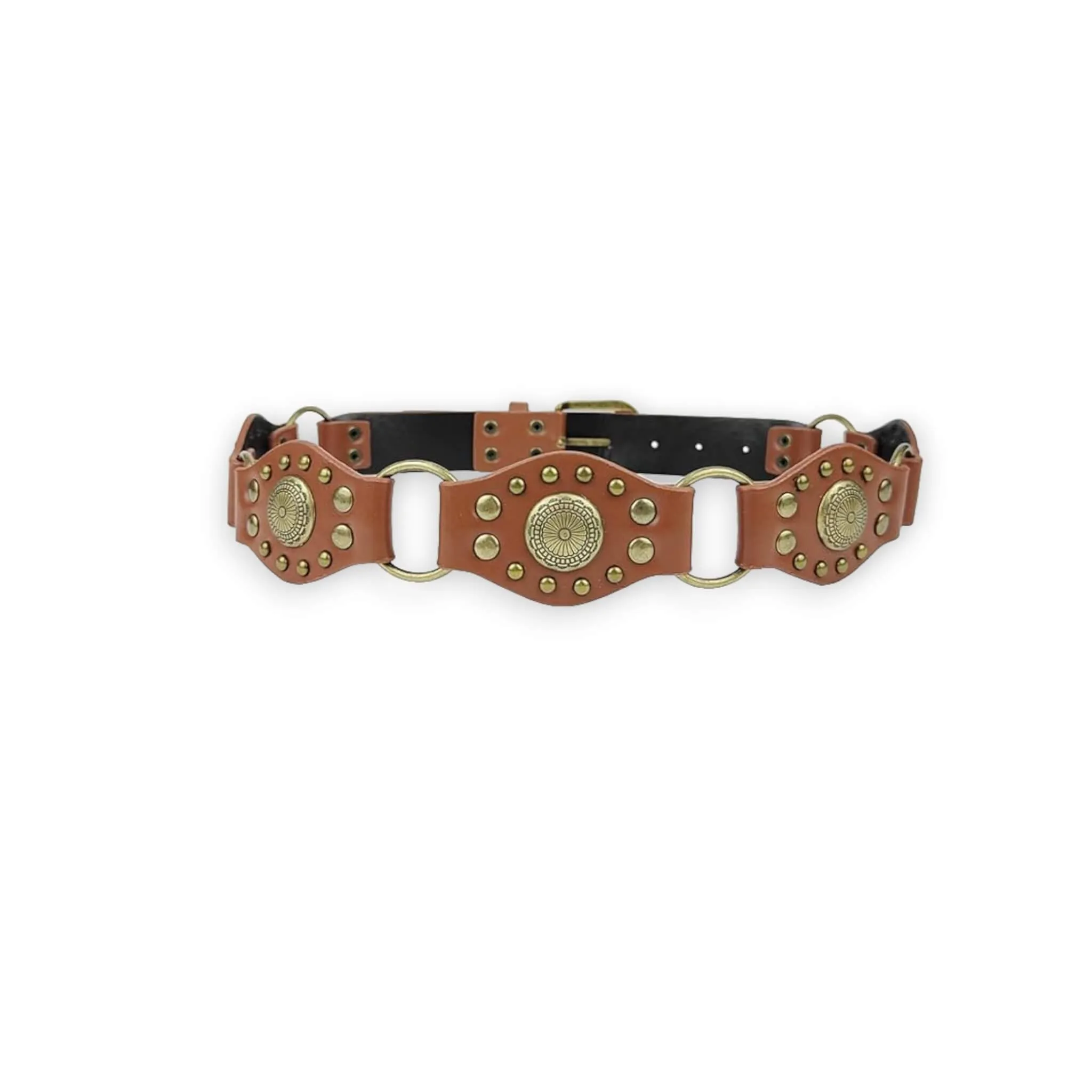 Boho Western Disc Studded Waist Belt