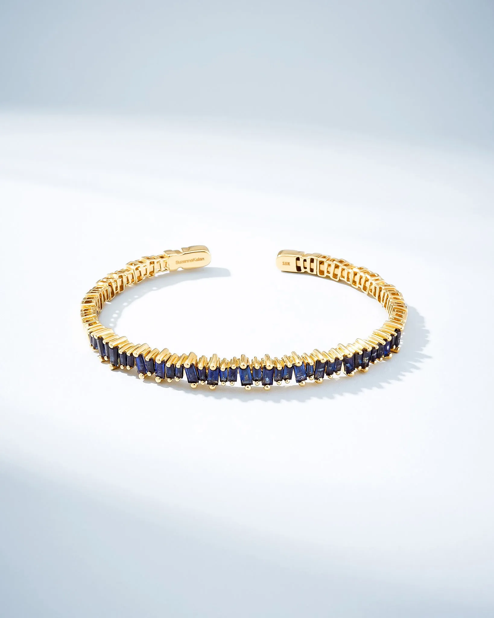 Bold Dark Blue Sapphire Bangle