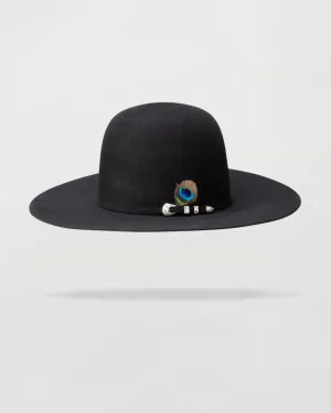 Bold Horizons Felt Outdoor Hat in Black