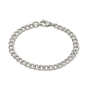 Bold Men's Curve Link Bracelet