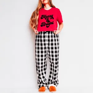 Bold Merry And Bright | Plaid Pajama Set