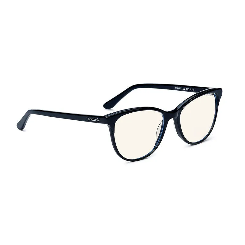 Bolle Safety LYON - Women ProBlu Clear Lens Black Frame/Temples -(PRBLYON108)